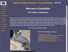 Tablet Screenshot of dandybluebrits.com